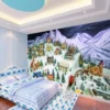 3D Christmas Villages Scenery 765 Wallpaper Mural Wall Mural Wall Murals Removable Wallpaper Woven P