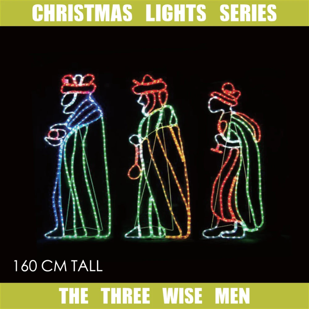 Christmas LED Motif The Three Wise Men Nativity 160cm Indoor Outdoor Display Sign 3 Christmas LED Motif The Three Wise Men Nativity 160cm Indoor Outdoor Display Sign