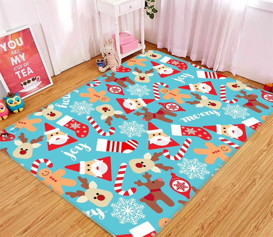 3D Santa Deer 54237 Christmas Non Slip Rug Mat Room Mat Quality Elegant Photo Carpet Xmas 5 3D Santa Deer 54237 Christmas Non Slip Rug Mat Room Mat Quality Elegant Photo Carpet Xmas - Image 3