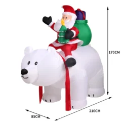 Santaco Inflatable Christmas Outdoor Decorations Santa LED Lights Xmas Party 13 Santaco Inflatable Christmas Outdoor Decorations Santa LED Lights Xmas Party -Amscan Sales Store e10005b24c43404108c3fcd14d009e22