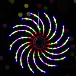 Jingle Jollys Christmas Motif Lights LED Spinner Rope Light Outdoor Decorations