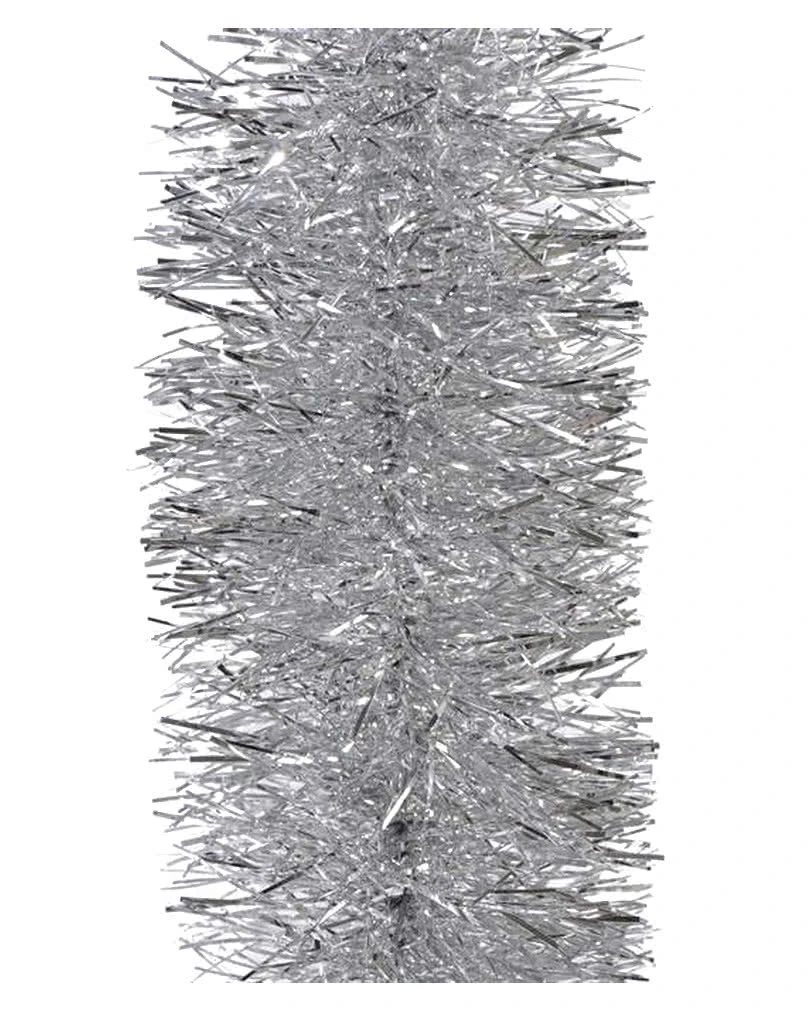 5x 2.5m Christmas Tinsel Xmas Garland Sparkly Snowflake Party Natural Home Décor - Traditional Silve 3 5x 2.5m Christmas Tinsel Xmas Garland Sparkly Snowflake Party Natural Home Décor - Traditional Silve