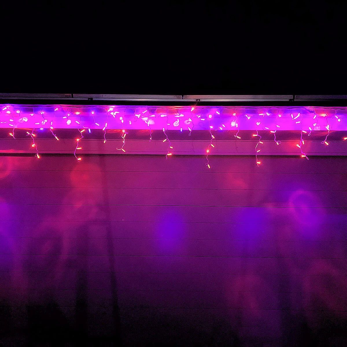 Christmas Complete Icicle Lights PURPLE/ORANGE 4.8m - Purple/Orange 6 Christmas Complete Icicle Lights PURPLE/ORANGE 4.8m - Purple/Orange - Image 4