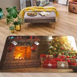 3D Fireplace Gift 55089 Christmas Non Slip Rug Mat Room Mat Quality Elegant Photo Carpet Xmas 7 3D Fireplace Gift 55089 Christmas Non Slip Rug Mat Room Mat Quality Elegant Photo Carpet Xmas -Amscan Sales Store e8ee412618171d5d48362de20e31a3be