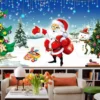 3D Old People Christmas 018 Wallpaper Mural Wall Mural Wall Murals Removable Wallpaper Woven Paper (