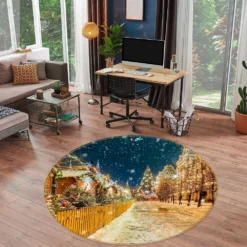 3D Street Snow Tree 54055 Christmas Round Non Slip Rug Mat Room Mat Quality Elegant Photo Carpet Xma 6 3D Street Snow Tree 54055 Christmas Round Non Slip Rug Mat Room Mat Quality Elegant Photo Carpet Xma -Amscan Sales Store ec2b43d596892e1ee13f35e6dbef0424