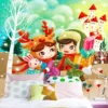 3D Happy Christmas Children 7 Wallpaper Mural Wall Mural Wall Murals Removable Wallpaper Self-adhesi -Amscan Sales Store f0b843efbf27da2f7a355f6cbe23b9e8