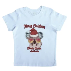 New Funny Adult Xmas Christmas T Shirt Tee Mens Womens 100% Cotton Jolly Ugly - Koala Sunglass (Whit