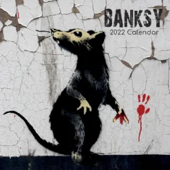 Banksy - 2022 Premium Square Arts Wall Calendar 16 Month New Year Christmas Gift