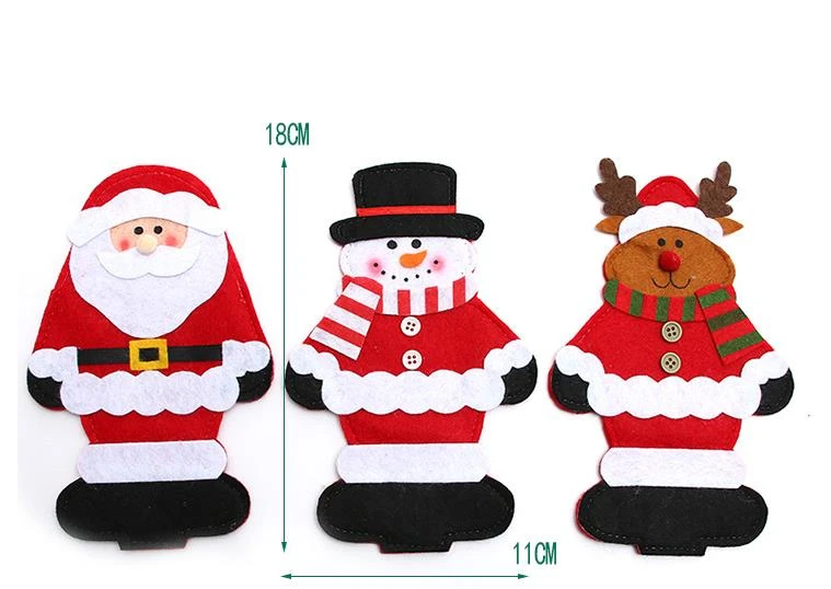 3 Pack Christmas Family Holiday Party Decorations Tableware Holder Silverware Holder 7 3 Pack Christmas Family Holiday Party Decorations Tableware Holder Silverware Holder - Image 5