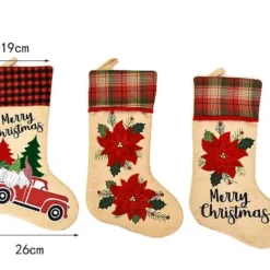 Christmas Family Holiday Party Decorations Stockings Xmas Stockings Gift Bag Candy Bag,Car
