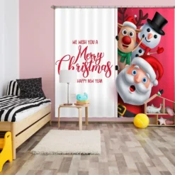 3D Santa Claus Snowman 52065 Christmas Blockout Photo Curtain Printing Curtains Drapes Fabric Window 7 3D Santa Claus Snowman 52065 Christmas Blockout Photo Curtain Printing Curtains Drapes Fabric Window -Amscan Sales Store fdf8e8b8d48cc22c46f0b33f4012907c