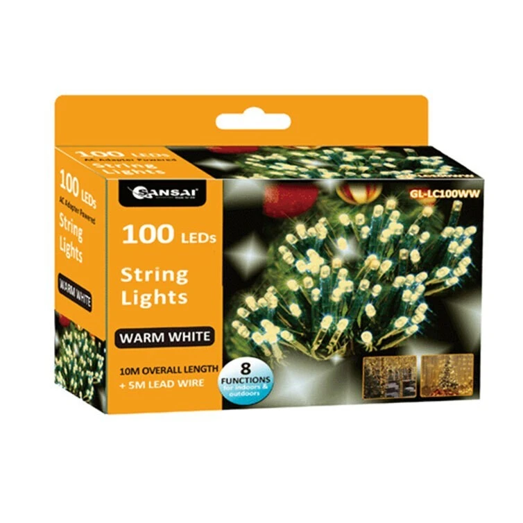 Sansai 100 LED Electric Lumini Decorative/Christmas String Lights Warm White 4 Sansai 100 LED Electric Lumini Decorative/Christmas String Lights Warm White - Image 2